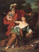 Giuseppe Bottani Armida's Attempt to Kill Herself oil painting on canvas
